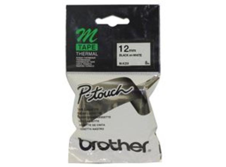 product image for Brother MK-231 12mm x 8m Black on White M Label Tape