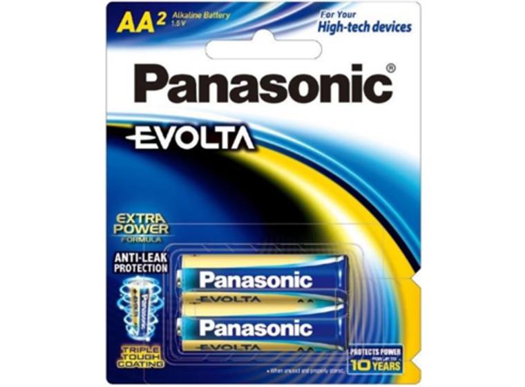 product image for Panasonic Evolta AA Alkaline Battery 2 Pack