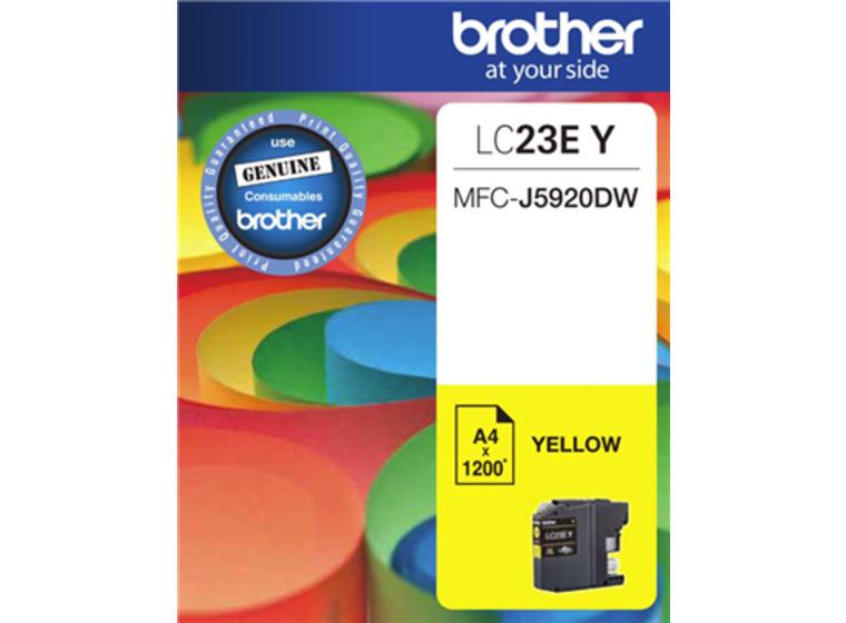 product image for Brother LC23EY Yellow Ink Cartridge