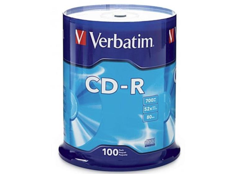 product image for Verbatim CD-R 700MB 52x 100 Pack on Spindle