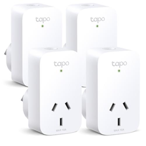 image of TP-Link Tapo P100 Wi-Fi Smart Plug 4-Pack