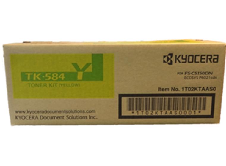 product image for Kyocera TK-584Y Yellow Toner