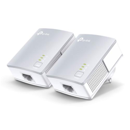 image of TP-Link PA4010 KIT 600Mbps Powerline Kit Ethernet Adapter Twin Pack