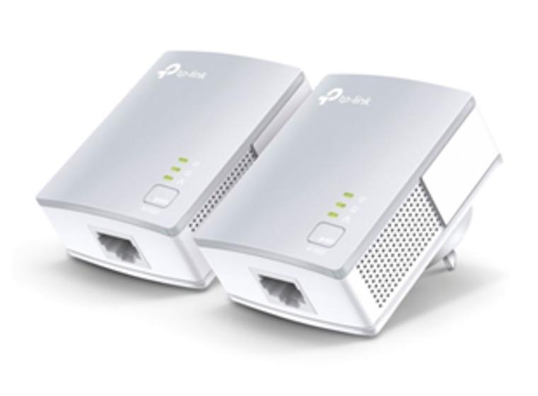 product image for TP-Link PA4010 KIT 600Mbps Powerline Kit Ethernet Adapter Twin Pack