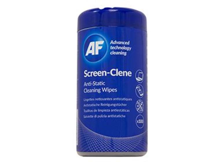 product image for AF Screen-Clene Andti-Static Cleaning Wipes Tub - 100