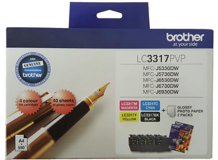 product image for Brother LC3317PVP Ink Cartridge Photo Value Pack