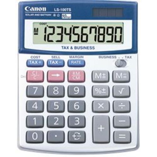image of Canon LS100TS Solar & Battery 10 Digit Calculator