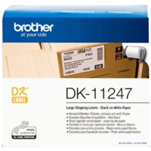 image of Brother DK11247 180 Large Shipping Labels 103mm x 164mm