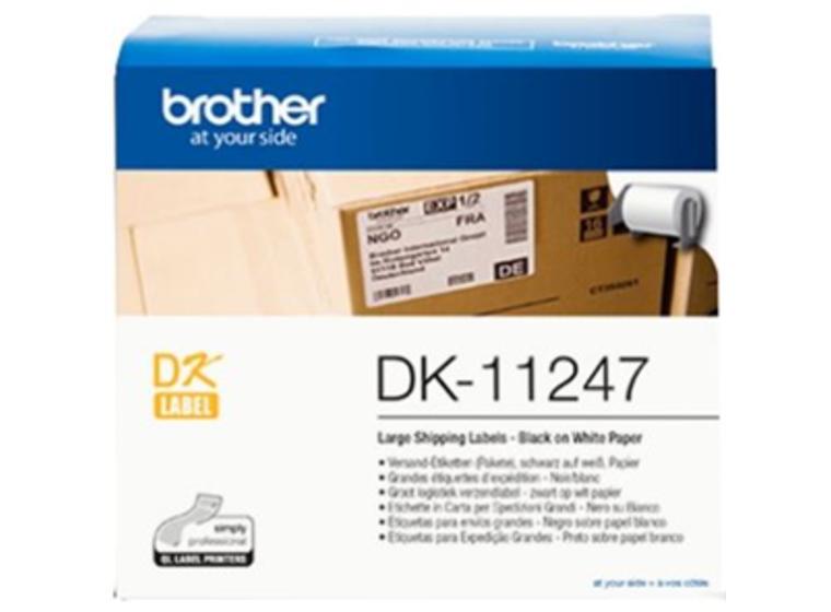product image for Brother DK11247 180 Large Shipping Labels 103mm x 164mm