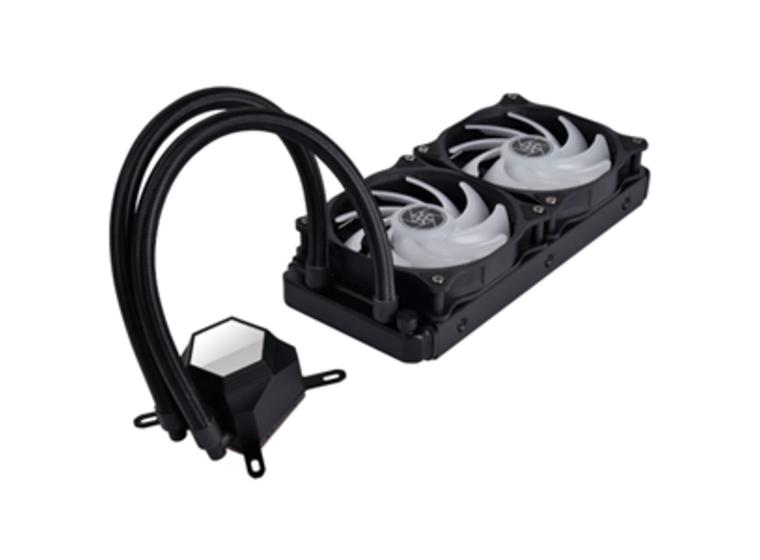 product image for SilverStone PF240-ARGB-V2 PermaFrost Liquid Cooler - Dual Fan