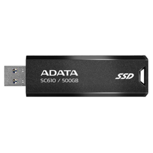 image of ADATA SC610 Retractable USB3.2 Gen 2 500GB External SSD 5yr wty