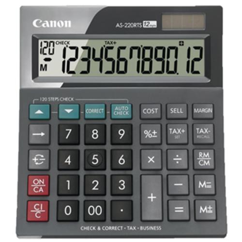 image of Canon AS220RTS 12 Digit Large Business Desktop Calculator with Tax
