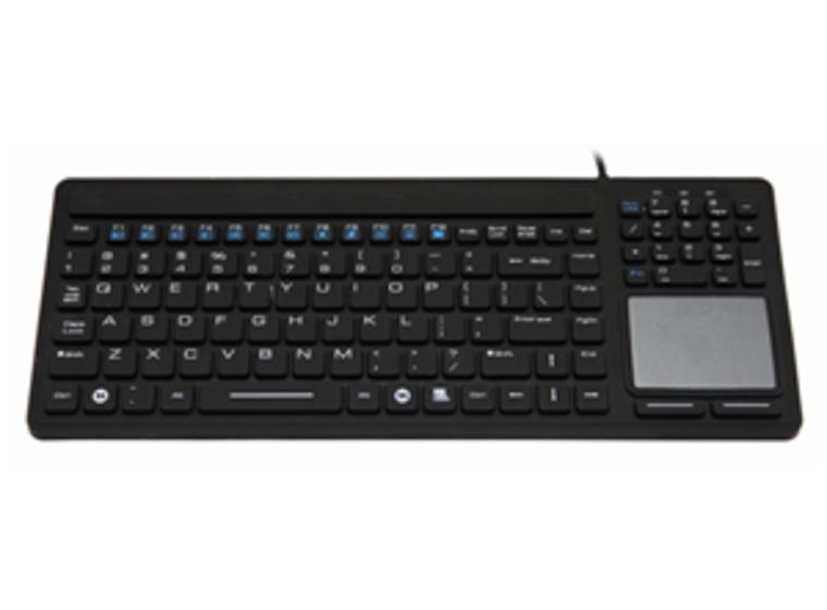 product image for Inputel SK308 Silicone Keyboard + Trackpad IP68 - USB