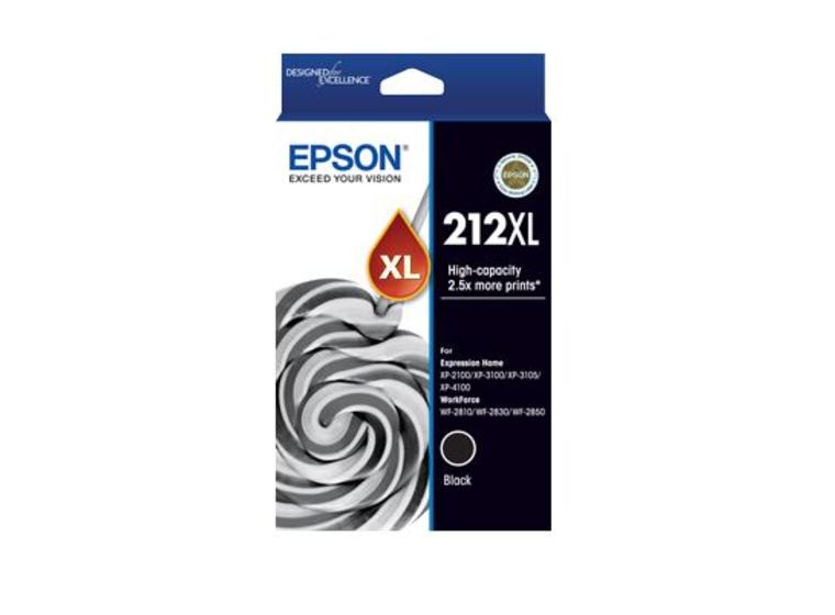 product image for Epson 212XL Black High Yield Ink Cartridge