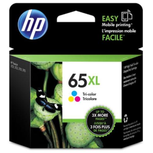 image of HP 65XL Tri-Colour High Yield Ink Cartridge