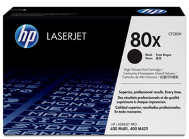 product image for HP 80X Black High Yield Toner